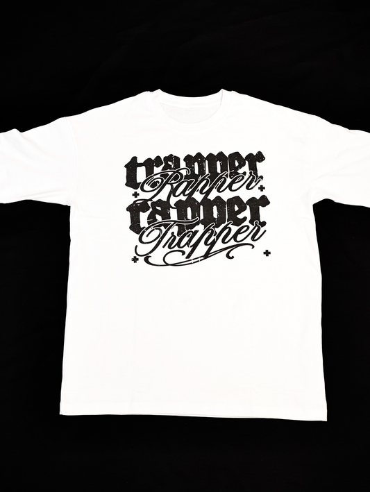 White Trapper + Rapper T-Shirt